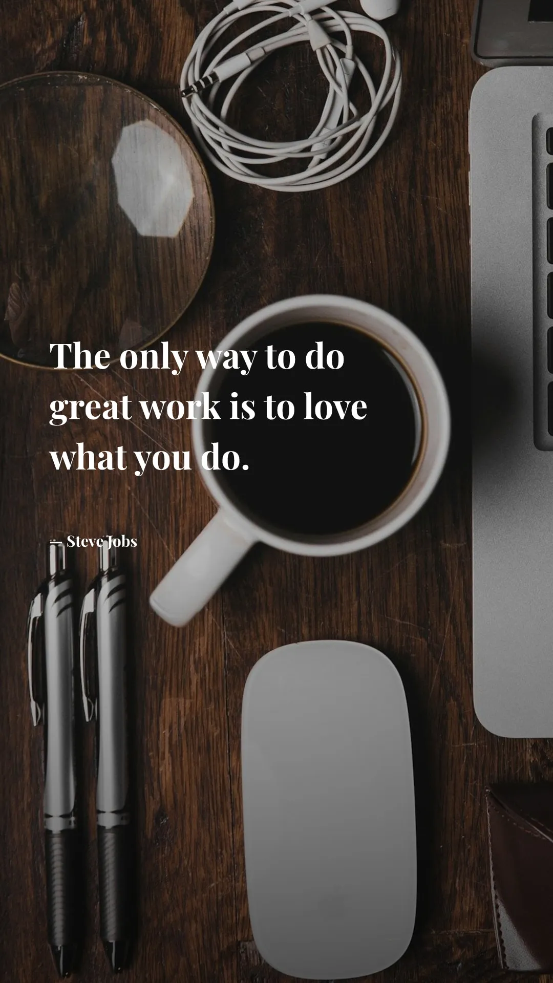 Instagram Story quote image example in 9 by 16 format for Reels and vertical content